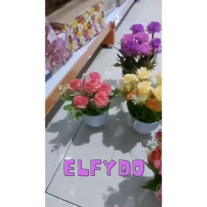 Pot Tanaman Bunga Dekorasi Rumah & Tanaman Hias Plastik