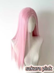 Light Pink Wig for Women 13x4 Lace Front Wig 26inch Long Straight Synthetic Wigs Soft Natural Heat-resistant Fiber Cosplay Wig