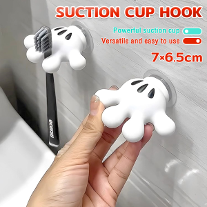 Klimo Creative Hand Shape Wall Hanging Toothbrush Holder Paste Hooks Home Decor