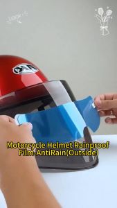 Motorcycle Anti Rain Anti Fog Film for Helmet Transparent Rain-proof Film Anti-fog Stickers