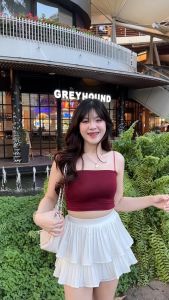 🌈MesubShop🌈 ครอบครัว สายเดี่ยว ผ้าเรย่อน รุ่น ใส่อยู่บ้าน ใส่เที่ยว ยืดตามตัว