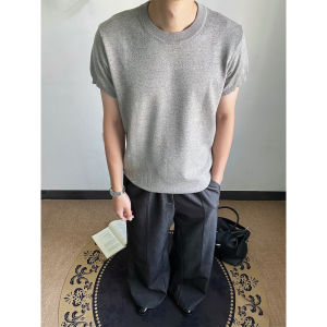 WUKONGYOUHUO | Minimalist Summer Knit T-Shirt