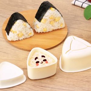 Triangular Plastic Sushi Rice Ball Maker Mould DIY Sushi Mold Kitchen Bento Accessories
