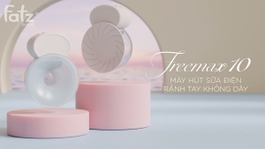 Máy hút sữa điện rảnh tay không dây FATZ BABY Freemax 10 FB1206MB 4 chế độ 12 cấp độ dung lượng pin 1200mAh