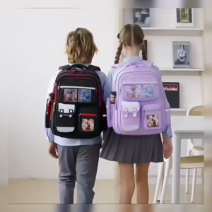 Cute Capibara Kids Schoolbag Large Capacity Waterproof Protecting Spine Girl Boy Kids General Gift