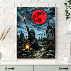 Kayou | 500/1000 Pieces Jigsaw Puzzle Grim Reaper & Cemetery Jigsaw Puzzle Educational Toy for Kids Children s Games Christmas Gift