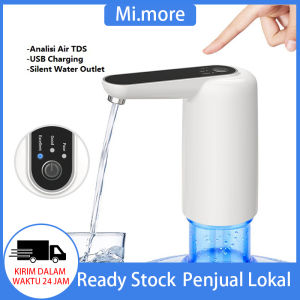 Mi.more Pompa Galon Elektrik Dengan Monitor Kualitas Air / Pompa Air Listrik / Pompa Air Otomatis Rechargeable USB / Pompa Air Otomatis Untuk Air Laras Dengan Deteksi