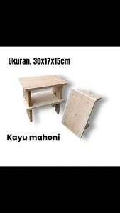 Kursi Jongkok Kayu Mahoni: Desain, Keunggulan & Perawatan