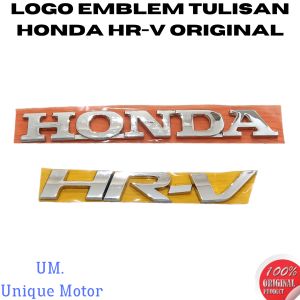LOGO EMBLEM TULISAN HONDA HRV ORIGINAL