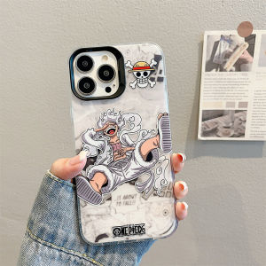 ♥Ready Stock +FREE Shipping+COD♥ 2024 NEW Japan Anime L-Luffy NIKA Cartoon Phone Case for iPhone 11 12 13 14 15 16 Pro Max 16pro O-One Pieces Happy Boy Cover Funda