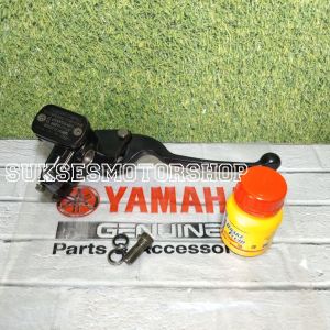 paket master rem  assy rumah minyak rem + handle set + plat stoper + dudukan handle rumah spion kiri swit rem set + minyak rem 50ml motor yamaha aerox lexy freego