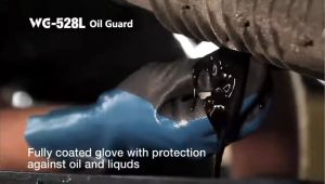 Găng tay bảo hộ lao động Wonder Grip Nhật Bản WG-528L găng tay chống dầu phủ nitrile chống thấm nước chống chất lỏng - xsafe