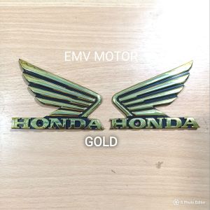 emblem plat plastik 3D honda vario plus wings (satu set)