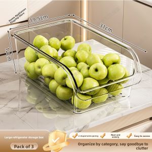 MEIZHUFU | Food Storage Box for Fridge Refrigeration and Freezing