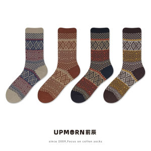 UPMORN | Vintage Japanese Style Work Boot Socks Mid-Calf