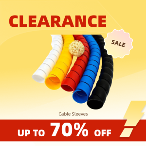 Clearance 2meters 8mm 10mm Line Organizer Pipe Protection Flexible Spiral Wrap Winding Cable Wire Protector Cable Sleeve Cover T