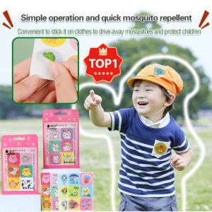 🔥HOT🔥 Cartoon plant essential oil stickers Summer outdoor mosquito repellent stickers Childrens e