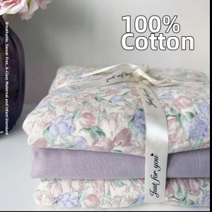 Baby-friendly All-cotton Two-layer Gauze Bedding Set