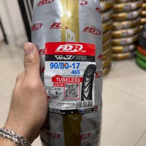FDR Genzi Pro Tubeless (TL) 90/80 - 17: Ban Motor Berkualitas Tinggi