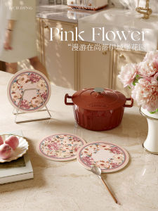 Thảm Tách Hoa Phong Cách Mỹ Cổ Điển Nhanh Khô Hấp Thụ Nước Thảm Bàn Ăn Bằng PVC Cách Nhiệt Dùng Trong Nhà