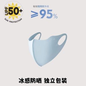 2024 New Arrival Ice Silk Seamless Sunscreen Mask UV Protection Female Good-looking Summer Thin Breathable 3D Three-Dimensional