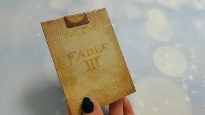 Vintage Style Playing Cards FABLE 3 Game Poker Carta Playing Cards From Fable III Limited Collectors Edition Set Never Open!