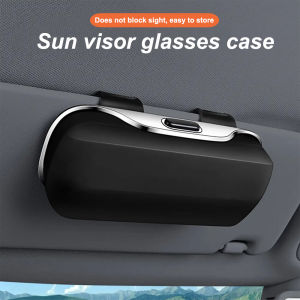 เหมาะสำหรับรถฟอร์ดเฟียสต้าแรนเจอร์โฟกัสอาณาเขต Eversest Ecosport Fusion Mustang Kuga Raptor Explorer แว่นตากระบังแสงรถกล่องแว่นกันแดดกล่องเก็บของไฮเอนด์ที่ทันสมัย