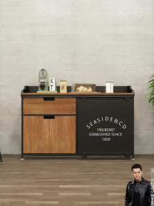OUJUGEJIAJU | Industrial American Ironwork Cabinet