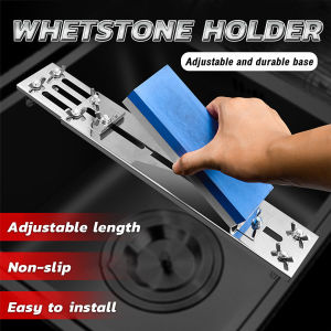 Homehub Adjustables Whetstone Holder for Sink Professional Sharpen Cutter Sink Bracket for Kitchen Supplies