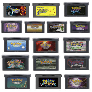 Bandai | GBA Pokemon Series Game Cartridge Silver Rival Rom Hack 32 Bit Video Game Console Collection Card