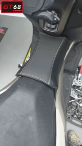Premium Leather Child Pillion Seat w/ ADV NMAX Logo Fit Honda ADV160/150 Yamaha NMAX AEROX PCX Made in Thailand GT68
