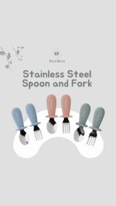 Benben Stainless Spoon & Fork - Peralatan Makan Anak