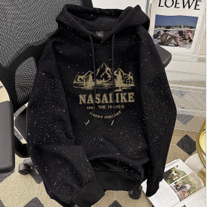 XIBAIYI | Áo Khoác Hoodie Đầy Lấp Lánh Cho Người 300 Pound