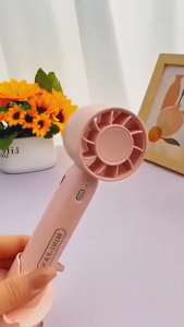 Mini fan rechargable USB mini desk fan Stand Handheld Small Fan mini electric fan Adjustable Cooling Fan Portable Turbo Mini Fan