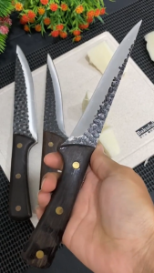 มีด 26-29.5 สม่ำเทียบ 2 ประเภท มีดปอก มีดปอกทุเรียน มีดหั่น มีดแล่เนื้อ มีดปลายแหลม มีดทำอาหาร มีดทำครัว