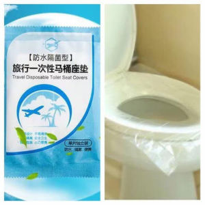 Alas Duduk Closet Toilet Seat Cover Tisu Travel Disposable per 1 Pcs Bisa