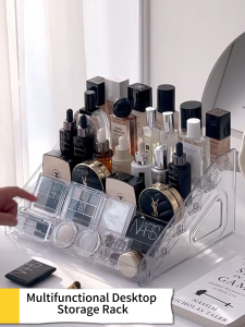 Multilayer Acrylic Make Up Organizer Rack Nail Polish Display Rack Makeup Tools Organizer Holder