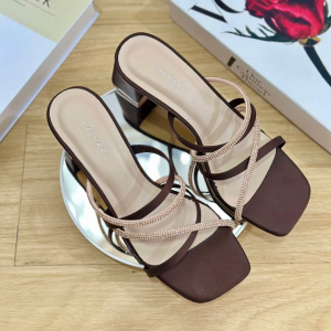 CALVARI - HEELS 5CM ELVA Sandal Wanita Korea Casual Kekinian Size 35 - 41 Sendal Cewek Kasual