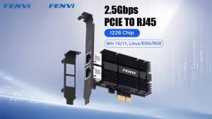 Fenvi | 2500Mbps PCIE To RJ45 Network Card For I226 Gigabit Ethernet 2.5Gbps 100/1000Mbps RJ45 PCIE LAN Controller Adapter For Win10/11
