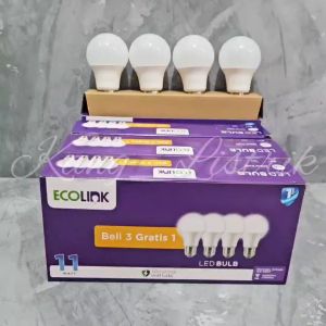 LAMPU BOHLAM LED BULB ECOLINK PAKET / ECOLINK PAKET LED BULB GARANSI 5W 6W 7W 8W 9W 10W 11W