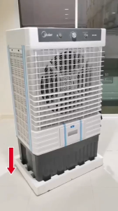 Meier พัดลมไอเย็น ขนาดความจุ 140 ลิตร รับประกัน 2 ปี มีล้อ แผ่นกรองอากาศ ประหยัดไฟ พัดลมแอร์ พัดลมไอน้ํา Air Cooler BaanD