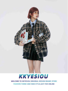 เสื้อเบสบอลขนแกะถักลายสก็อตสีแดงสไตล์ย้อนยุค สไตล์อเมริกัน สำหรับคู่รัก แฟชั่นสตรีท สำหรับผู้ชายและผู้หญิง