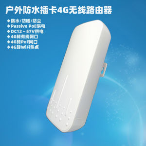 Waterproof 4G Wireless Router POE WiFi6 SIM Card Slot Outdoor Modem Hong Kong Taiwan Style Convert to Wired Network Device