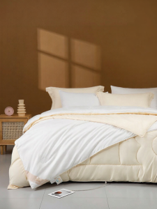 Antibacterial Mite-Resistant Two-in-One Silk & Wool Duvet