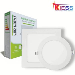Recessed Downlight led Tricolor Panel Ceiling Light  led light 6w 9w 12w 15w 18w Bedroom light 2-year warranty