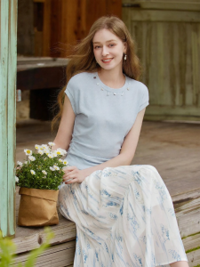 XIANGYING | Slim Fit Lightweight Short Sleeve T-Shirt