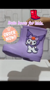 New Style Childrens Rain Boots Toddler Anti-slip Wear-resistant Cartoon Rain Boots for Kids Weather Protection Shoes Rainy Shoes KIDS Rainboots