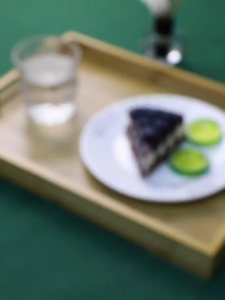 1PC Japanese Style Bamboo Tea Tray Rectangula With Handle Mulit-purpose Food Serving Tray Storage Tray