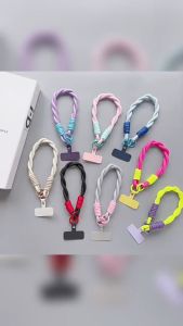 Cell Phone Lanyard Necklace: Universal Adjustable Detachable Nylon Lanyard & Wrist Strap with Phone Patch for All Smartphones