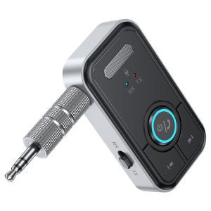 Bluetooth 5.3 Car AUX Audio Adapter Receiver Transmitter AUX  Wireless Audio Adapter 3.5mm Jack for Car Earphones TV Speakers